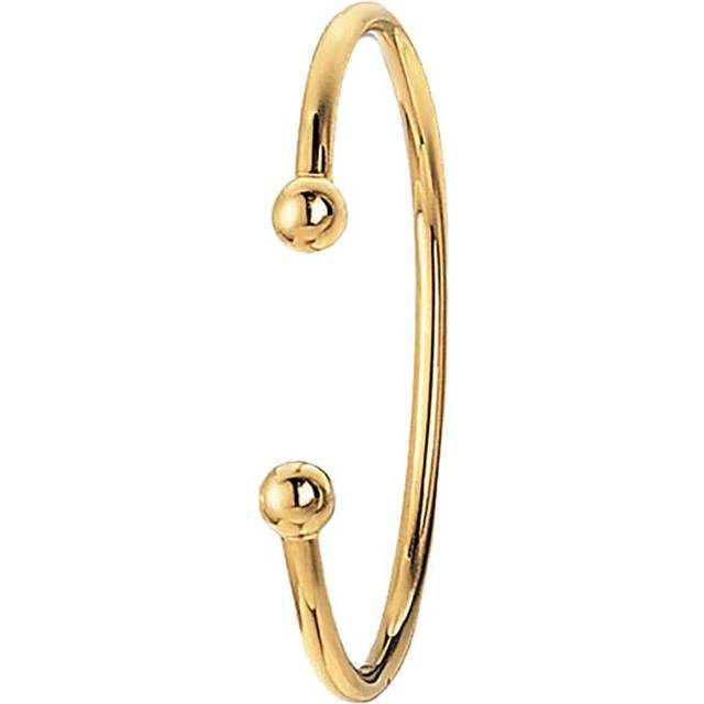 9ct Yellow Gold Babies Torc Bangle BN129 - 2.6g Weight - Gold Jewellery Warranty Included