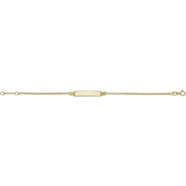 9ct Yellow Gold Babies ID Bracelet