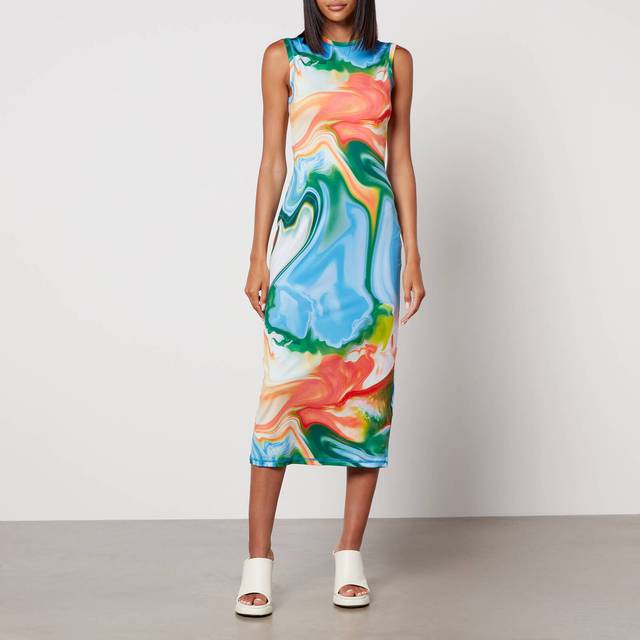 Stine Goya Danya Printed Stretch-Jersey Midi Dress - XL/XXL - Multi