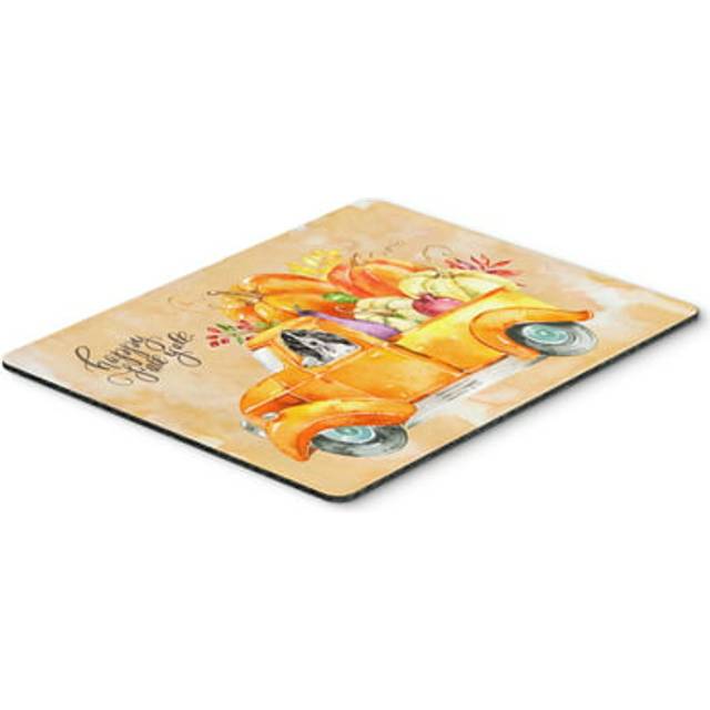 Fall Harvest Black Parti Cocker Spaniel Mouse Pad  Hot Pad or Trivet