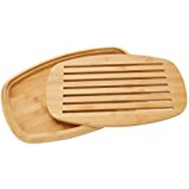 Oval cutting board Lacor Pain Bambou - Marron - 40x27x3 cm