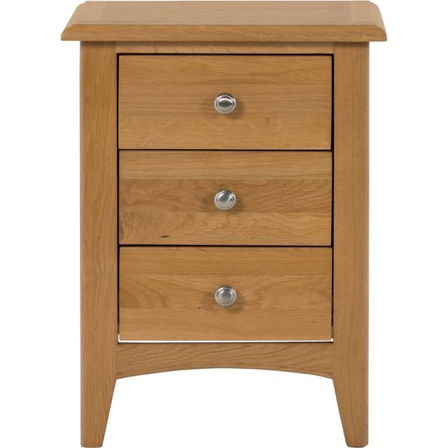 Kilkenny Oak Large Nightstand - Brown (60cm H X 45cm W X 38cm D)