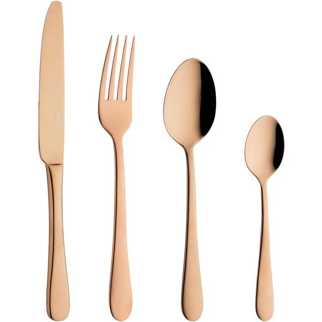 16 Piece Windsor Copper Finish Cutlery Set - Gold (*)