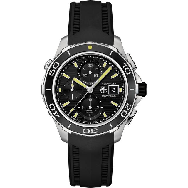 TAG Heuer Watch Aquaracer Automatic Chronograph - Black