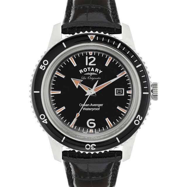 Rotary Watch Les Originales Ocean Avenger Mens - Black