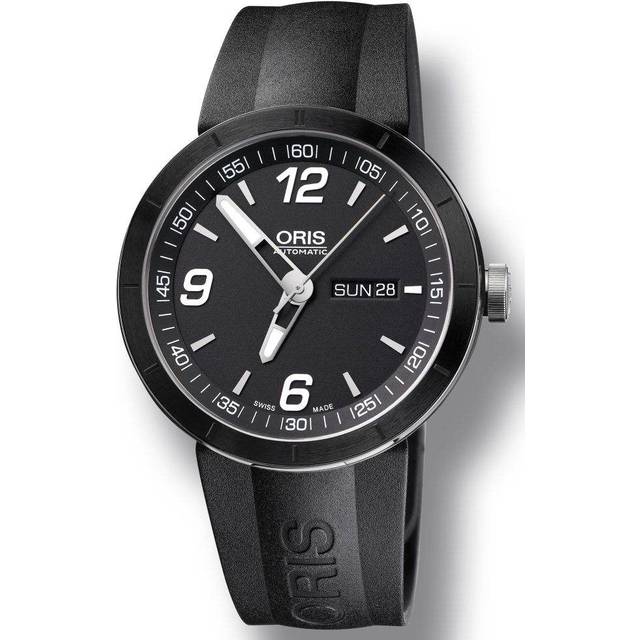 Oris Watch TT1 Ceramic Rubber D - Black