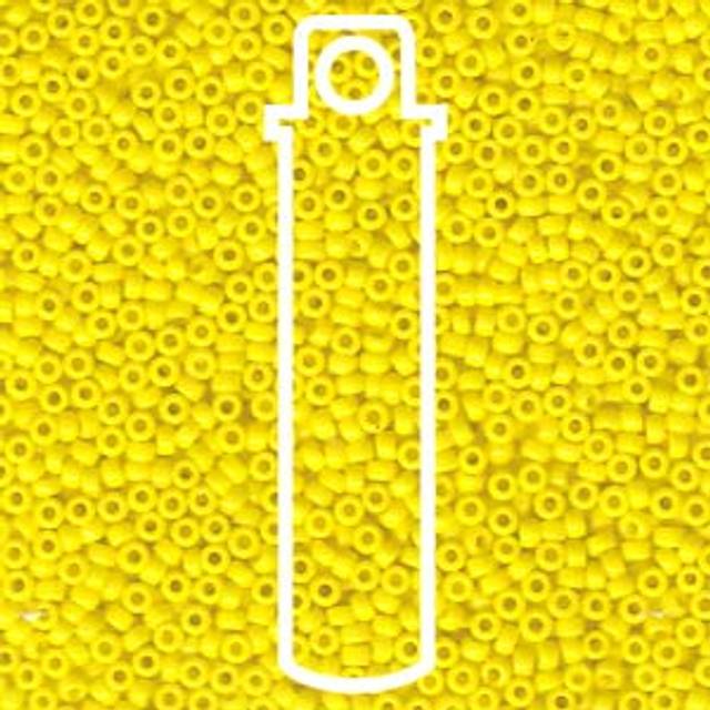 Miyuki Round Seed Bead Size 15/0 8.2g Opaque Yellow