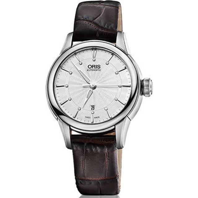 Oris Watch Artelier Lady Date Leather - Option1 Value Silver