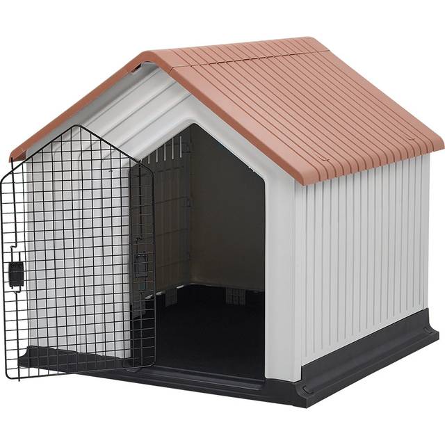 Wadley Plastic Cage with 1 Door - White (60cm H x 62cm W x 61cm D)