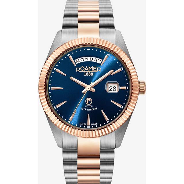 Roamer Watch Primeline Day Date - Blue
