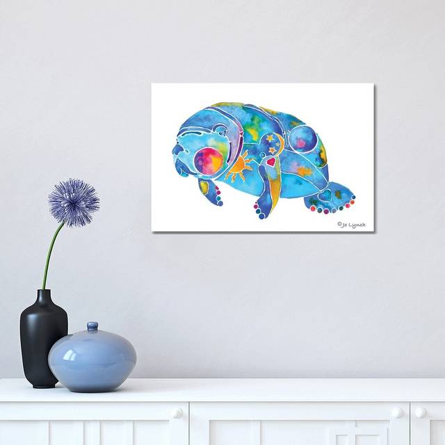 Manatee Sunny Wht Back (30.48cm H x 45.72cm W)