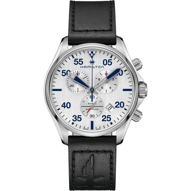 Hamilton Watch Khaki Aviation Pilot Chrono Red Bull Air Race - Silver