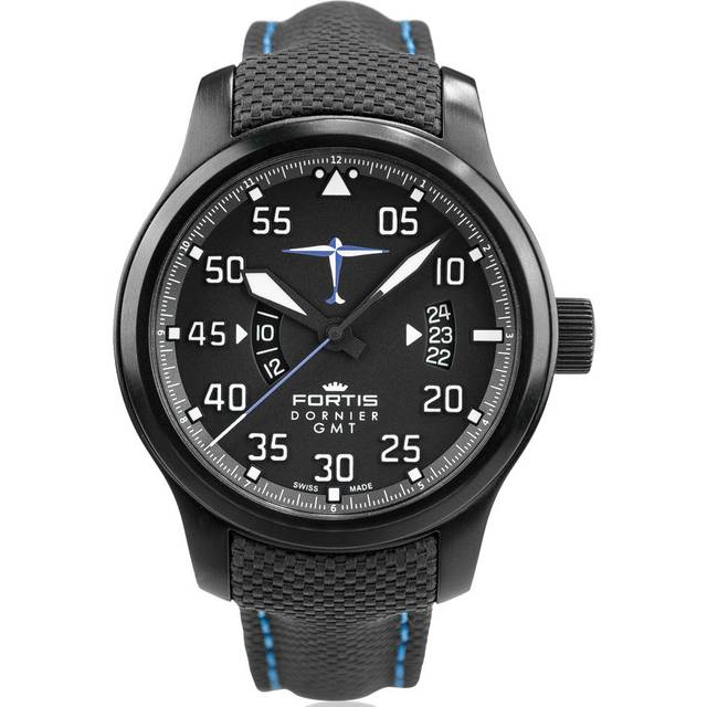 Fortis Watch Aviatis Dornier GMT Limited Edition - Black
