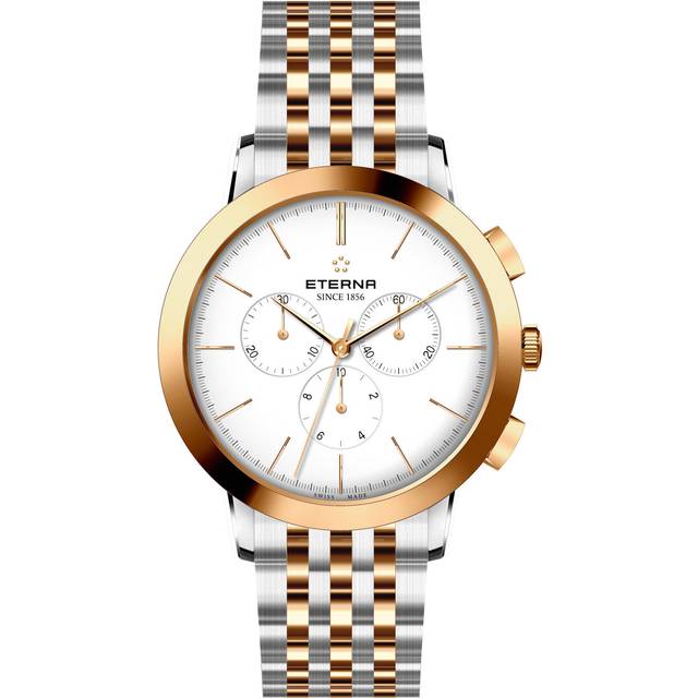 Eterna Watch Eternity Chronograph Quartz - Silver