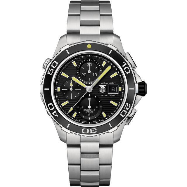 TAG Heuer Watch Aquaracer Automatic Chronograph - Black