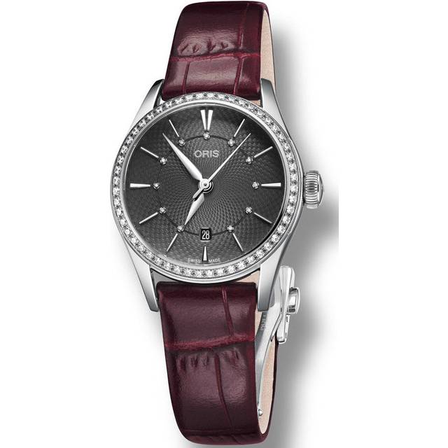Oris Watch Artelier Lady Date Leather - Option1 Value Grey