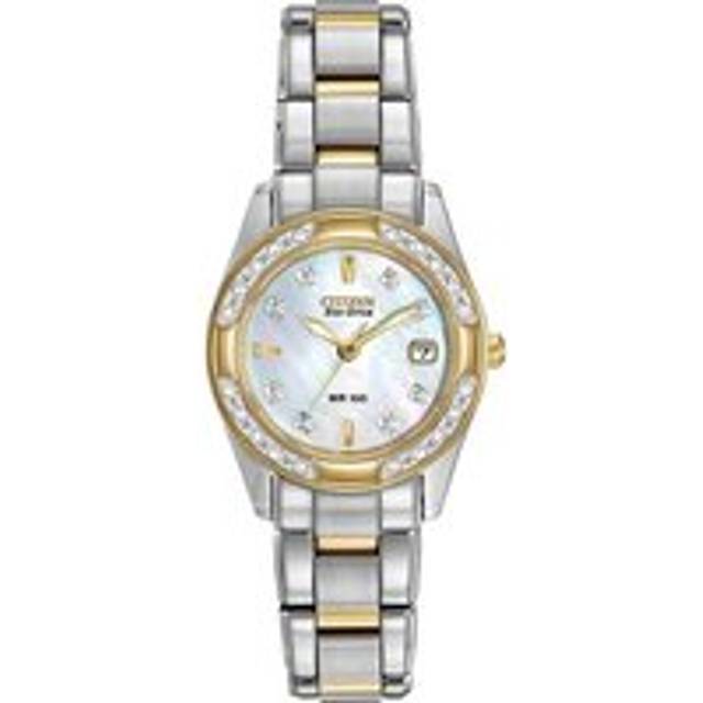 Citizen EW1824-57D Regent Two Tone Eco-Drive Diamond Set Bracelet Watch - W9198