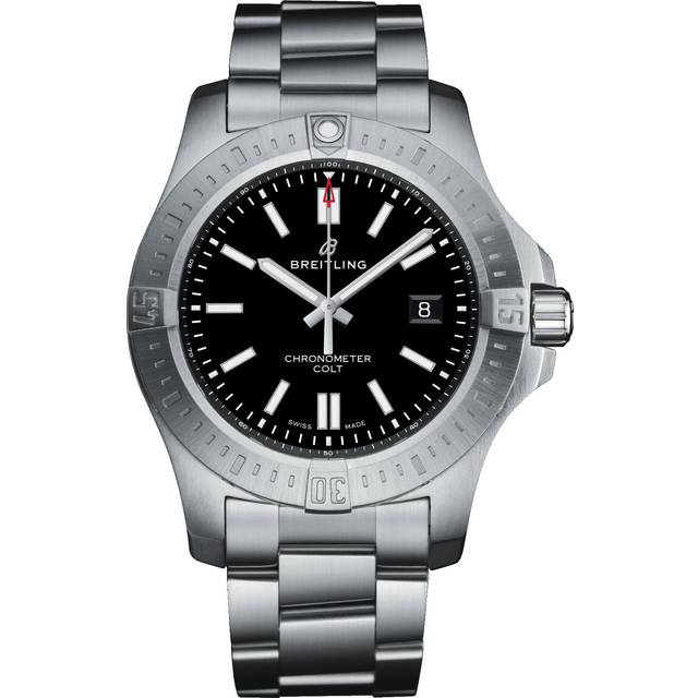 Breitling Watch Chronomat Colt Automatic 44 Pilot Bracelet - Black