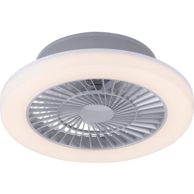 1-Light LED Ceiling Fan Bowl Light Kit - Grey (16cm H X 50cm W X 50cm D)