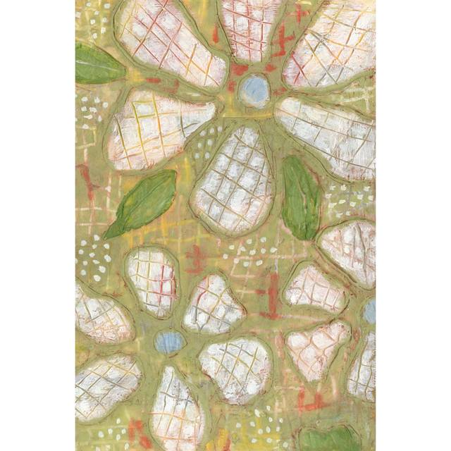 Textured Petals II - Wrapped Canvas Art Prints (46cm H x 30cm W)