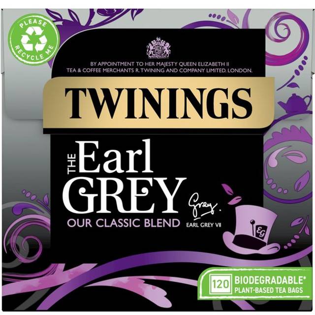 Twinings The Earl Grey 120 Plant-Based Tea Bags 300g