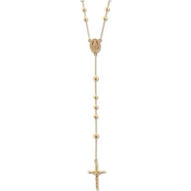 9ct Yellow Gold Rosary Necklet NK106