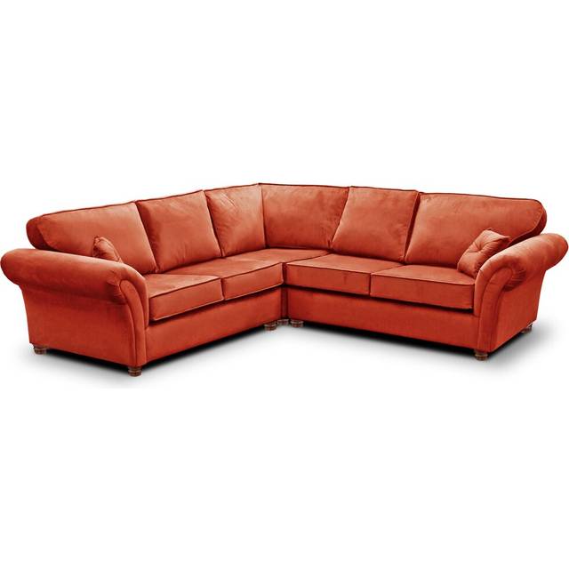 Lila Modular Corner Sofa - Rust (92cm H X 252cm W X 252cm D)