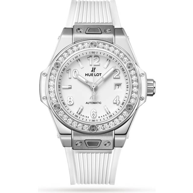 Big Bang One Click Steel White Diamonds 33mm Watch