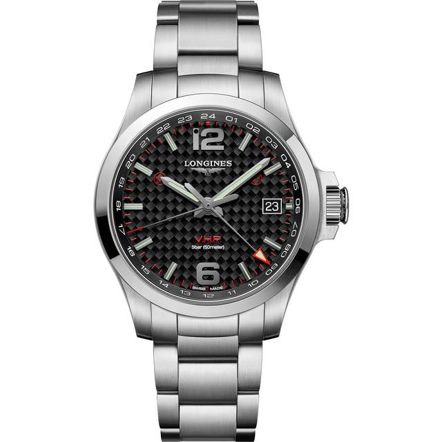 Longines Watch Conquest VHP GMT Mens - Black