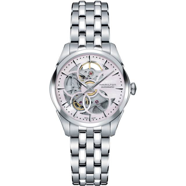 Hamilton Watch Jazzmaster Skeleton Lady Auto - Pink