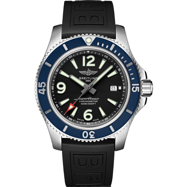 Breitling Watch Superocean Automatic 44 Rubber UK Limited Edition D - Black