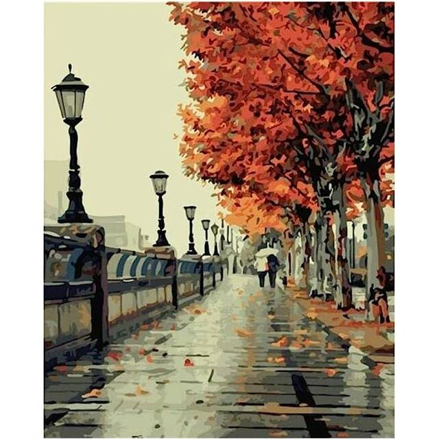 5D Diamond Painting Kits for Adults Full Drill Embroidery Paintings Rhinestone Pasted Cross Stitch Arts 30x40cm/11.815.7Inches (Street Light Tree)