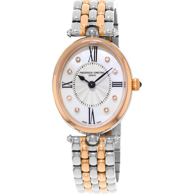 Frederique Constant Watch Art Deco Bi Colour Ladies - Silver