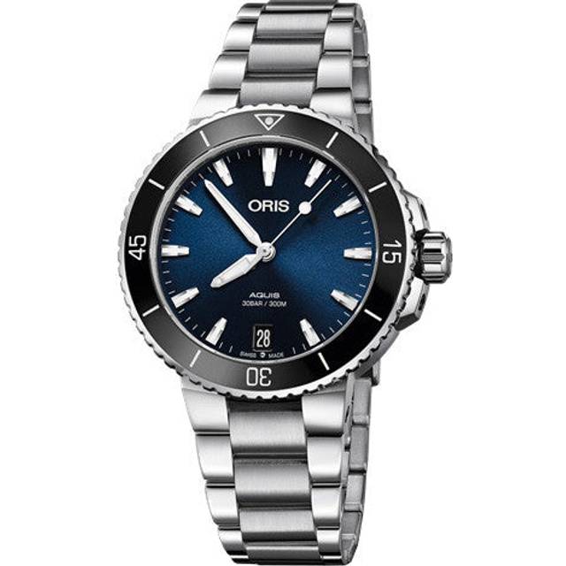 Oris Watch Aquis Lady Date - Blue