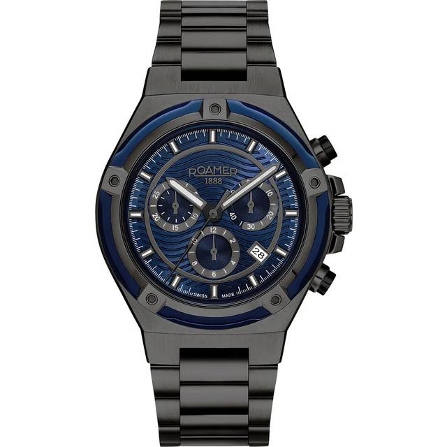 Roamer Watch Tempomaster Chrono Blue - Blue