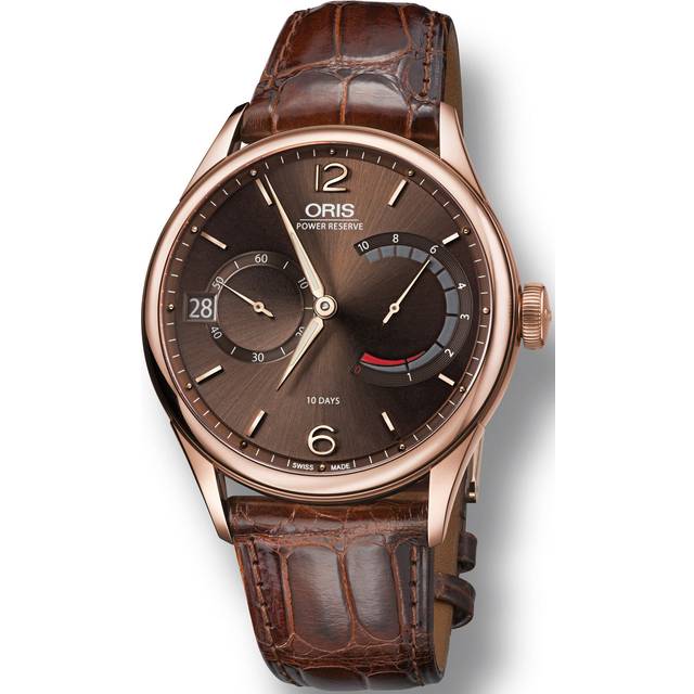 Oris Watch Artelier Calibre 111 Rose Gold Leather - Brown
