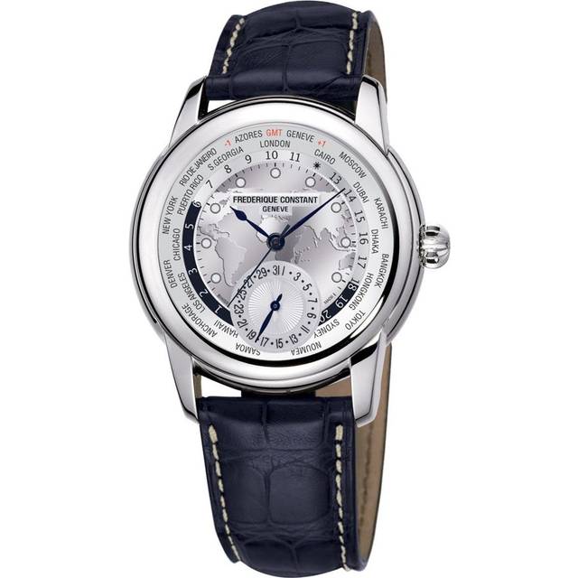 Frederique Constant Watch Manufacture Worldtimer Limited Edition - Silver