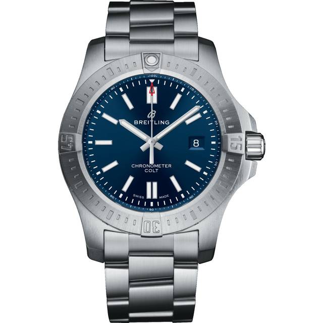 Breitling Watch Chronomat Colt Automatic 44 Pilot Bracelet - Blue