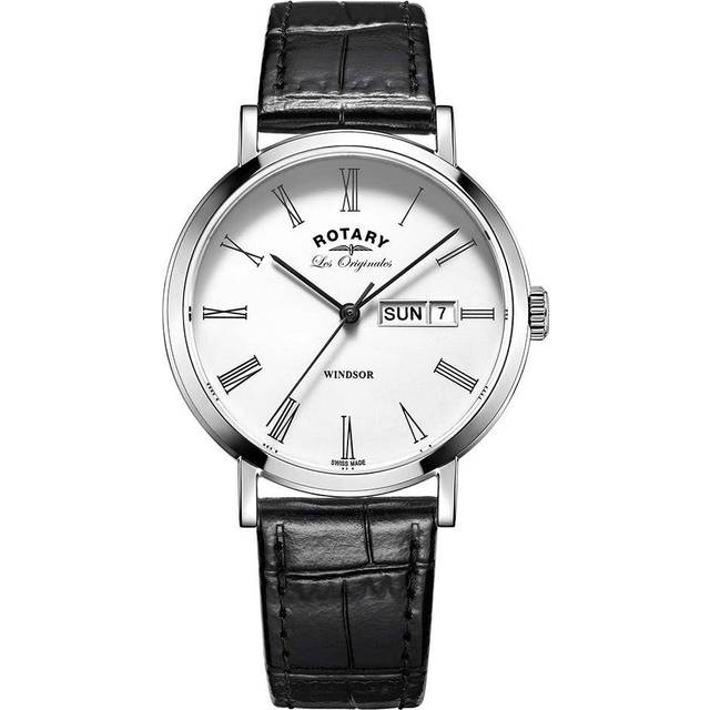Rotary Watch Les Originales Windsor Swiss Mens - White