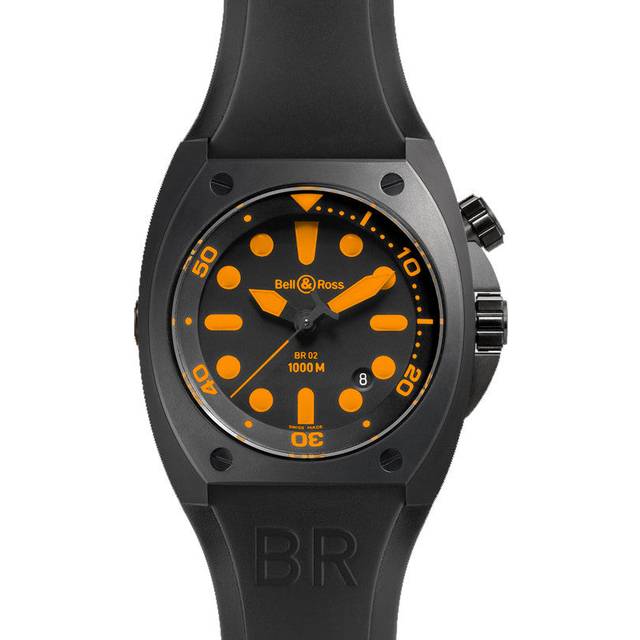 Bell & Ross Watch BR 02 Orange - Black