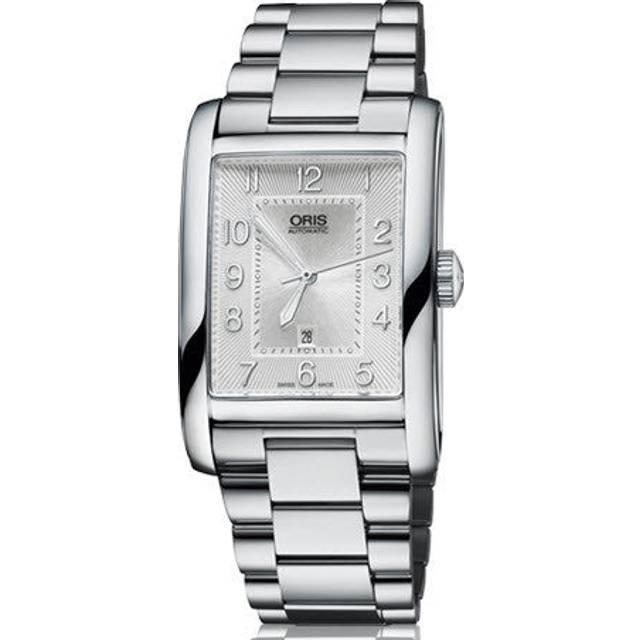 Oris Watch Rectangular Date Bracelet - Silver