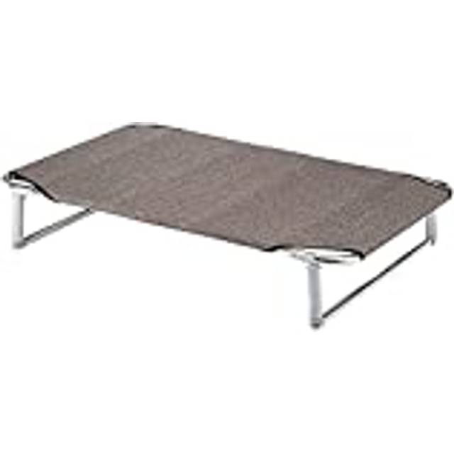 Ferplast Dream 100 Folding Bed for Dogs, Taupe, 105 x 63 x 18 cm