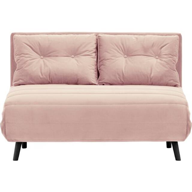 Kian 2 Seater Fold Out Sofa Bed - Pink (78cm H X 120cm W X 90cm D)