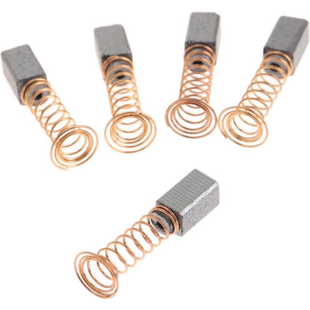 10pcs/5Pairs Carbon Motor Brushes For Dremel Rotary Tool For Generic Electric Motor Power Tools 5x5 X8mm Mini Drill Accessories