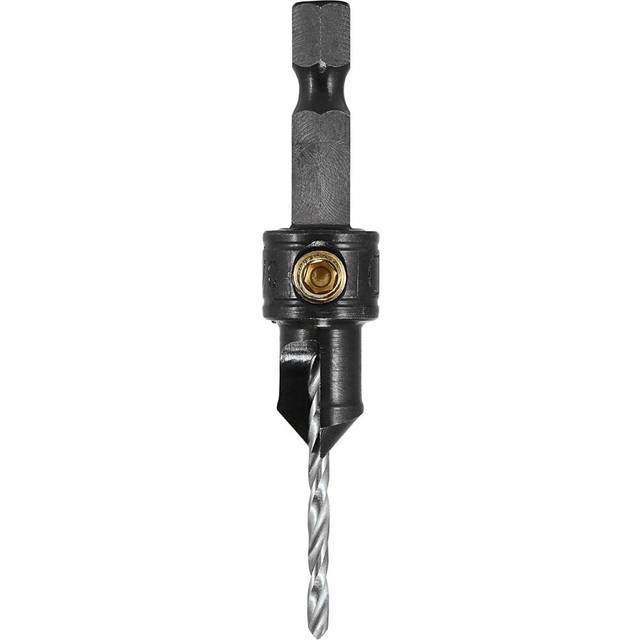 "Snappy SNAP/CS/6 No.6 9.5mm(3/8"") Diameter Countersink with Adjustable 3/32in Pilot Drill for No6 Screws, Silver"
