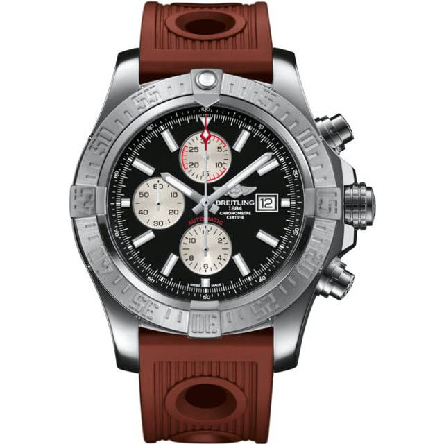 Breitling Watch Super Avenger II Steel Volcano Black - Black