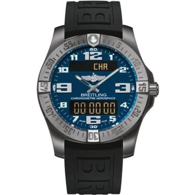 Breitling Watch Aerospace Evo Mariner Blue Titanium Professional III - Blue