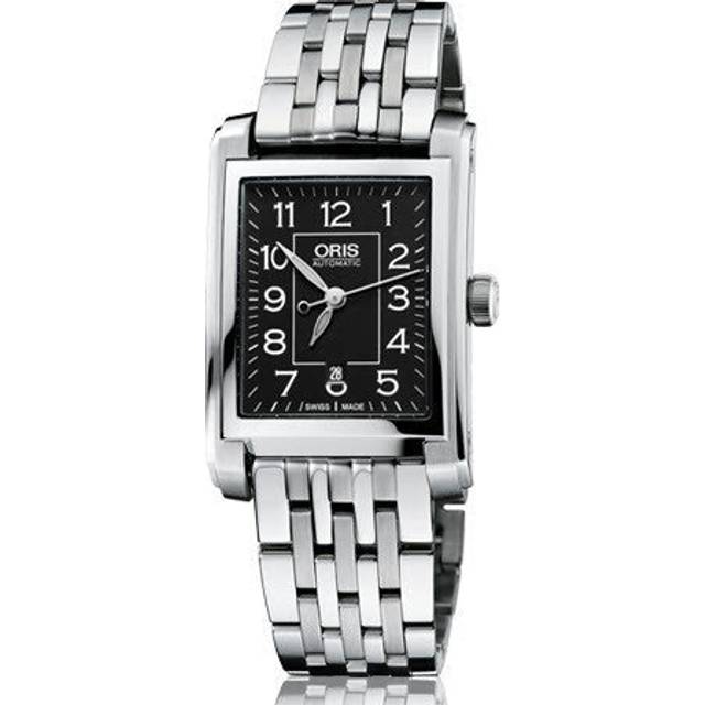 Oris Watch Rectangular Date Bracelet - Black