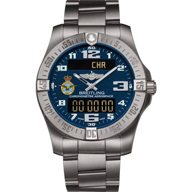 Breitling Watch RAF100 Aerospace Evo Professional III Bracelet Limited Edition - Blue