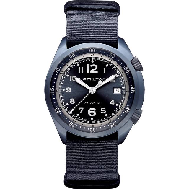 Hamilton Watch Khaki Aviation Pilot Pioneer Aluminum - Blue